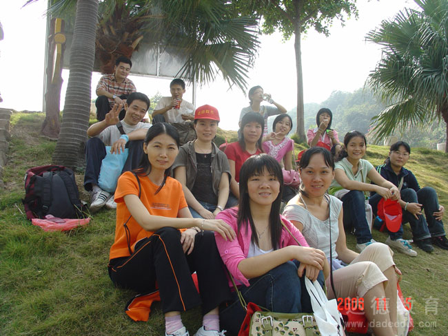 学员休憩合影